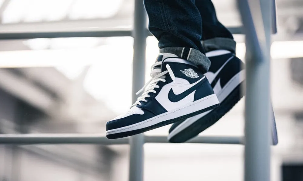 Nike Air Jordan 1 Mid Armory Navy Men's