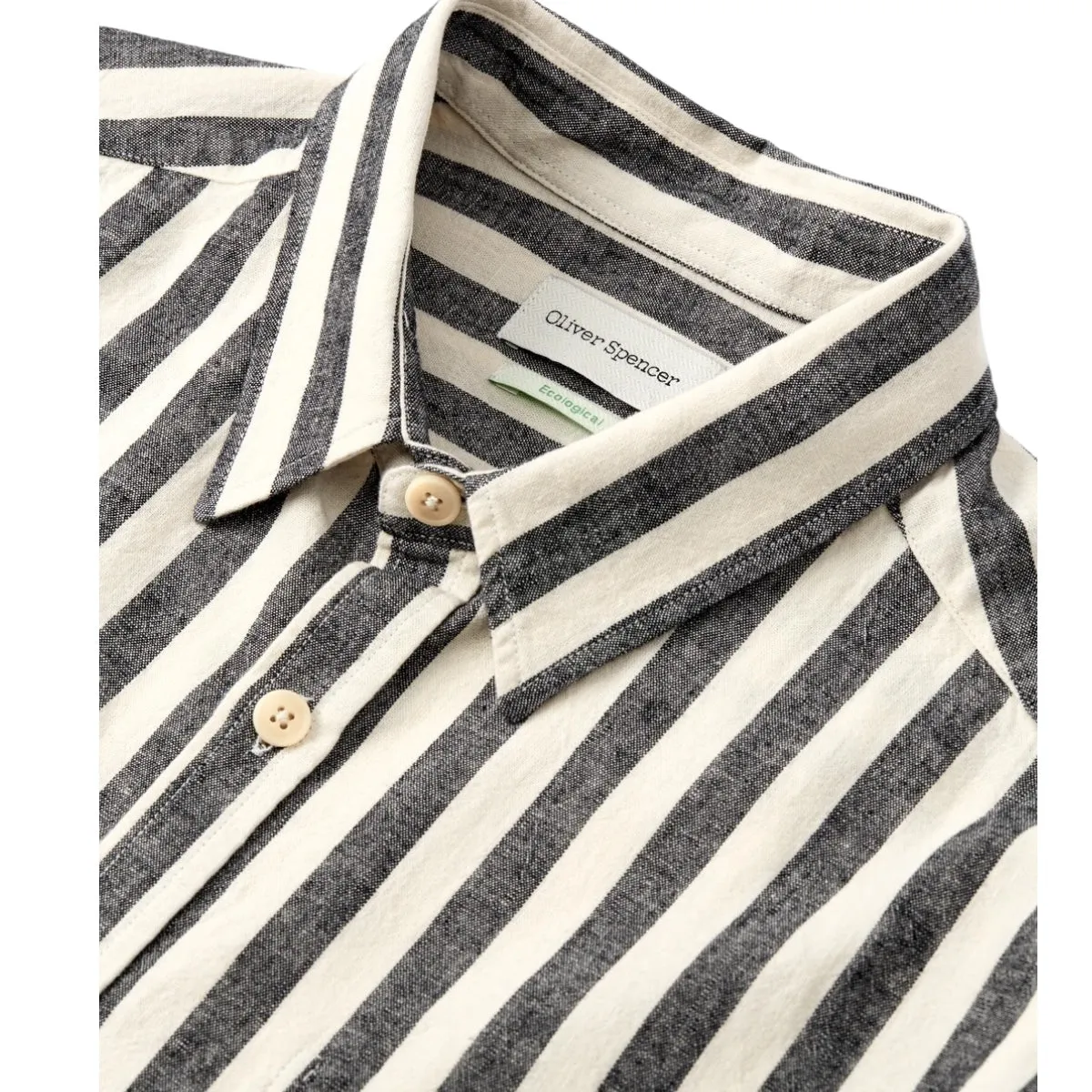 Oliver Spencer Riviera New York Special Shirt Elgar black/white