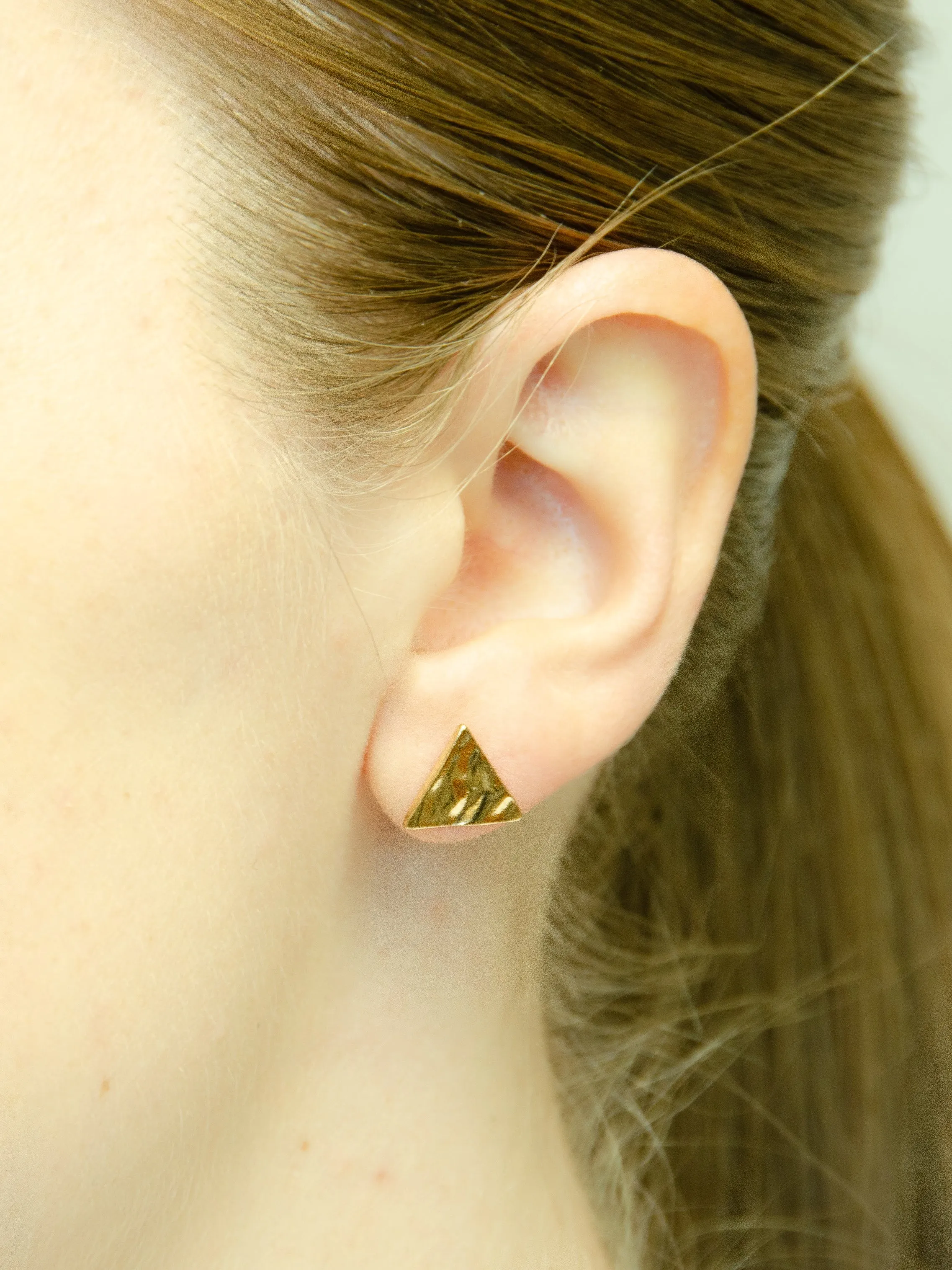 PRIDE LGBTQ  Rainbow Triangle Stud Earrings Gift