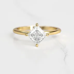 Princess Solitaire Diamond Ring