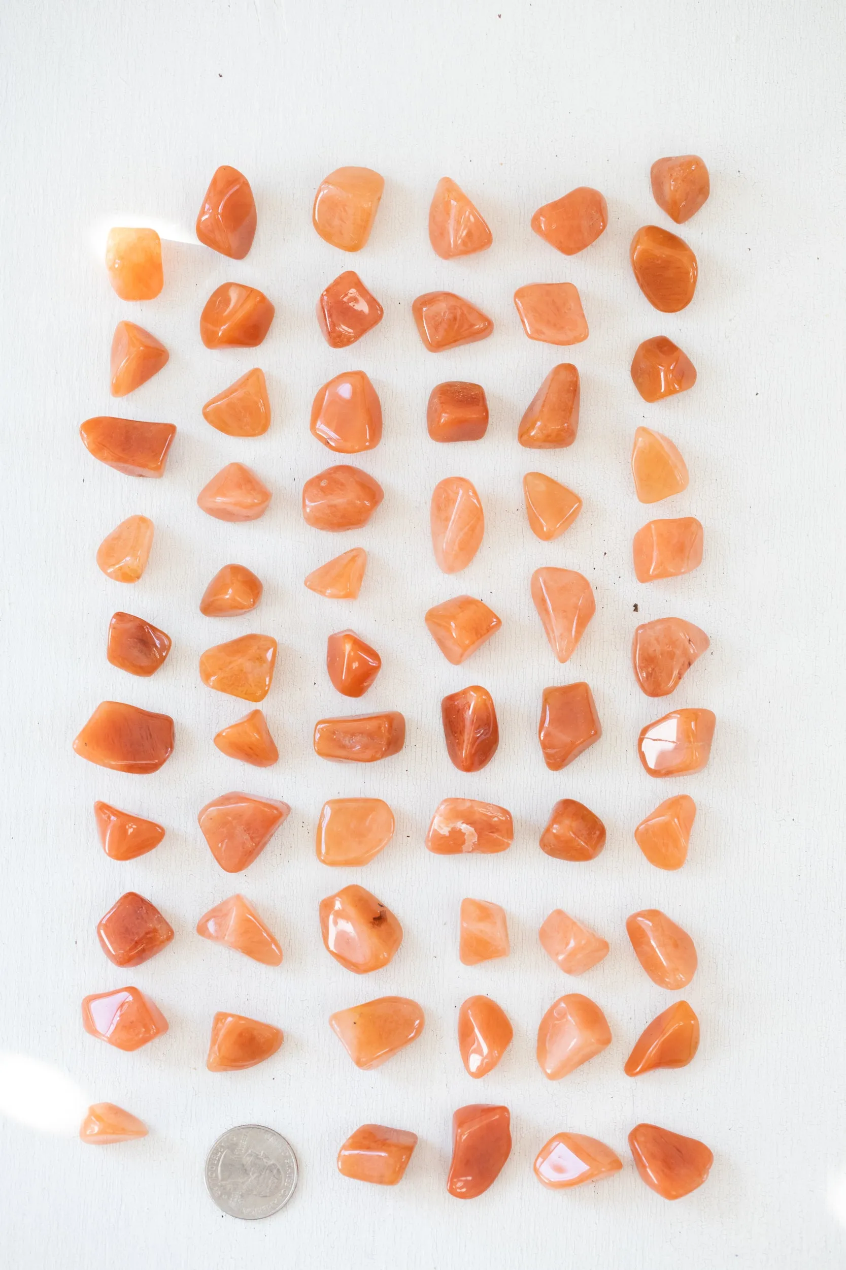 Quartz - Peach, Tumbled