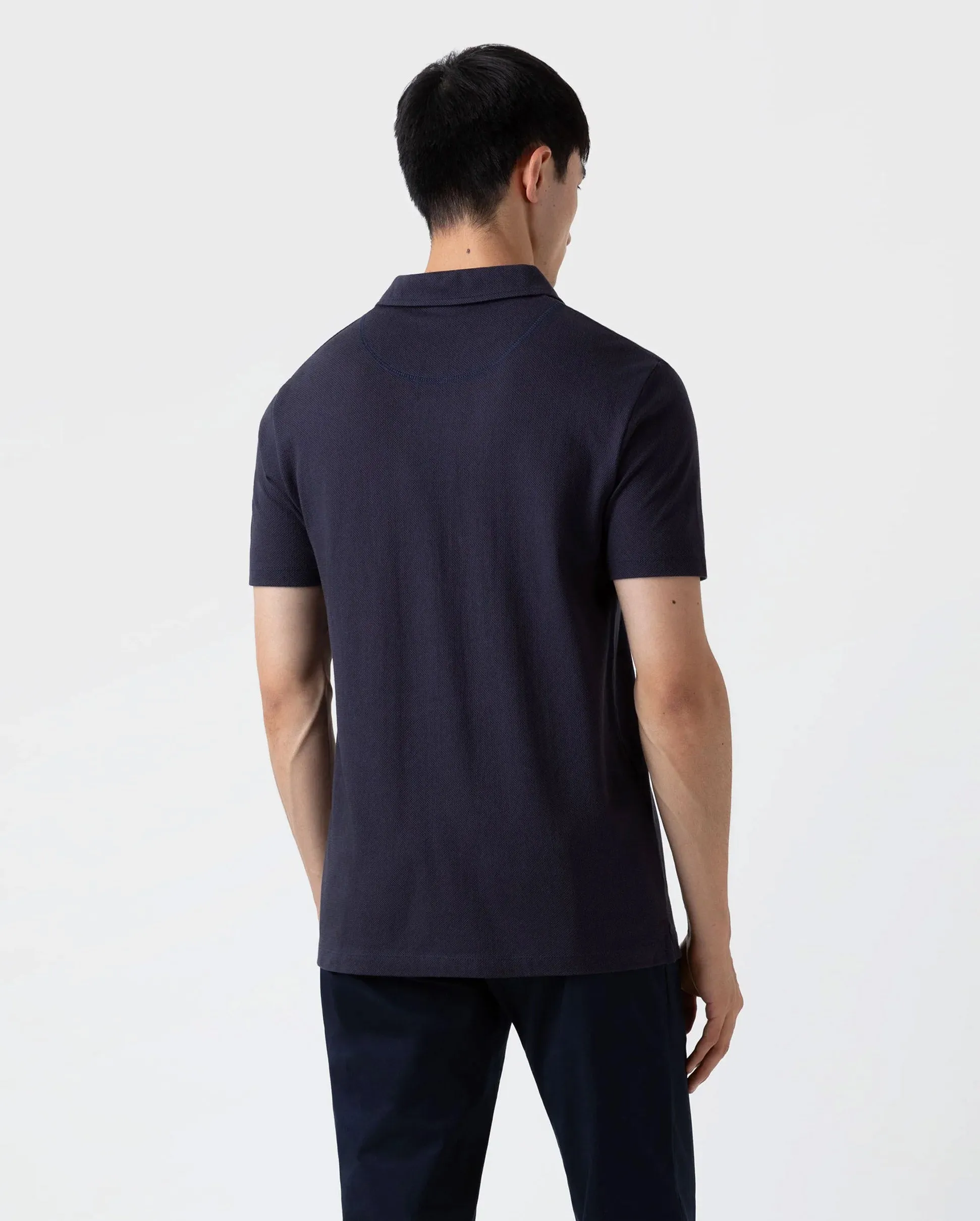 RIVIERA POLO SHIRT / NAVY