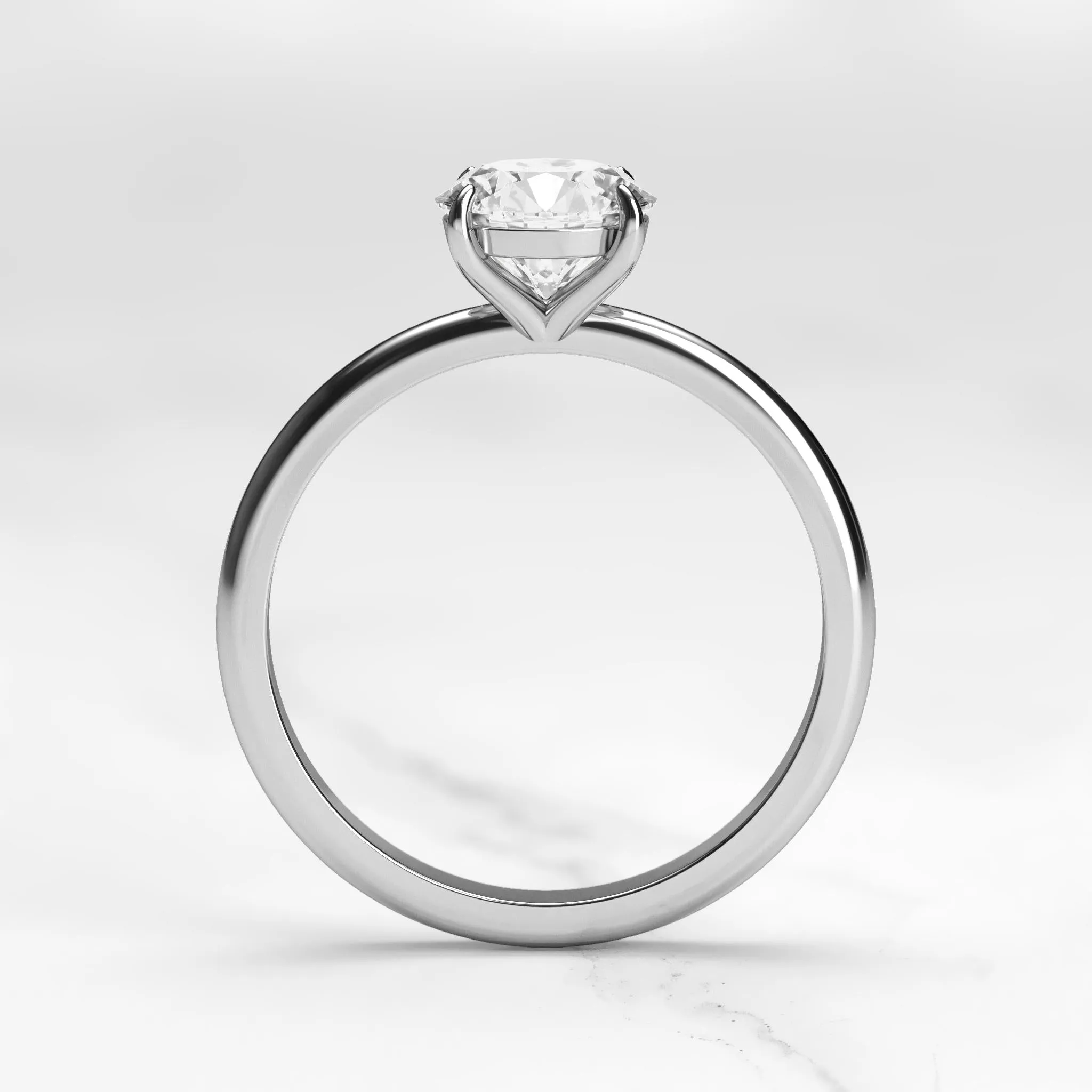 Round Solitaire Diamond Ring