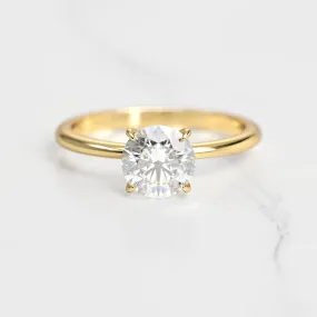 Round Solitaire Diamond Ring