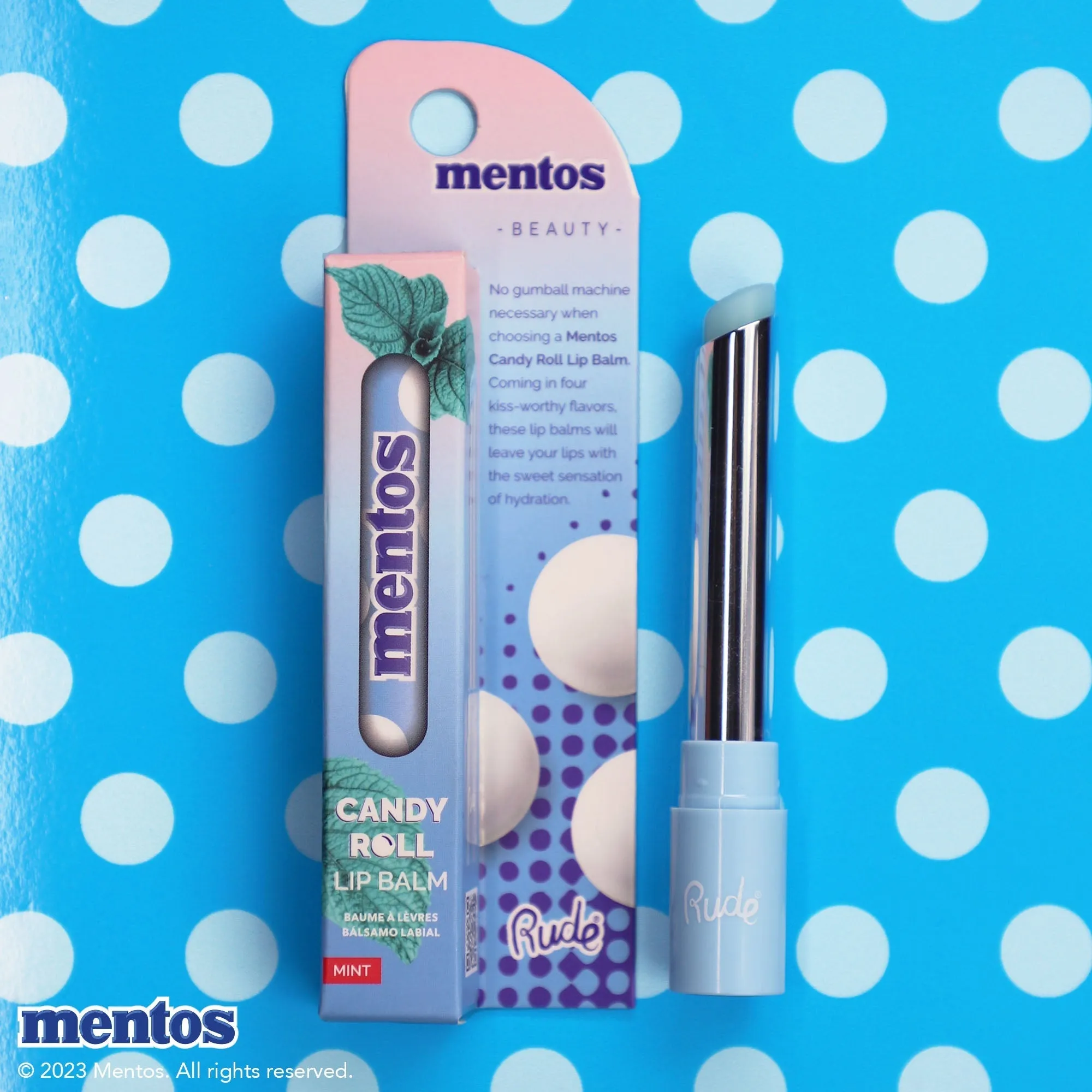 RUDE Mentos Candy Roll Lip Balm