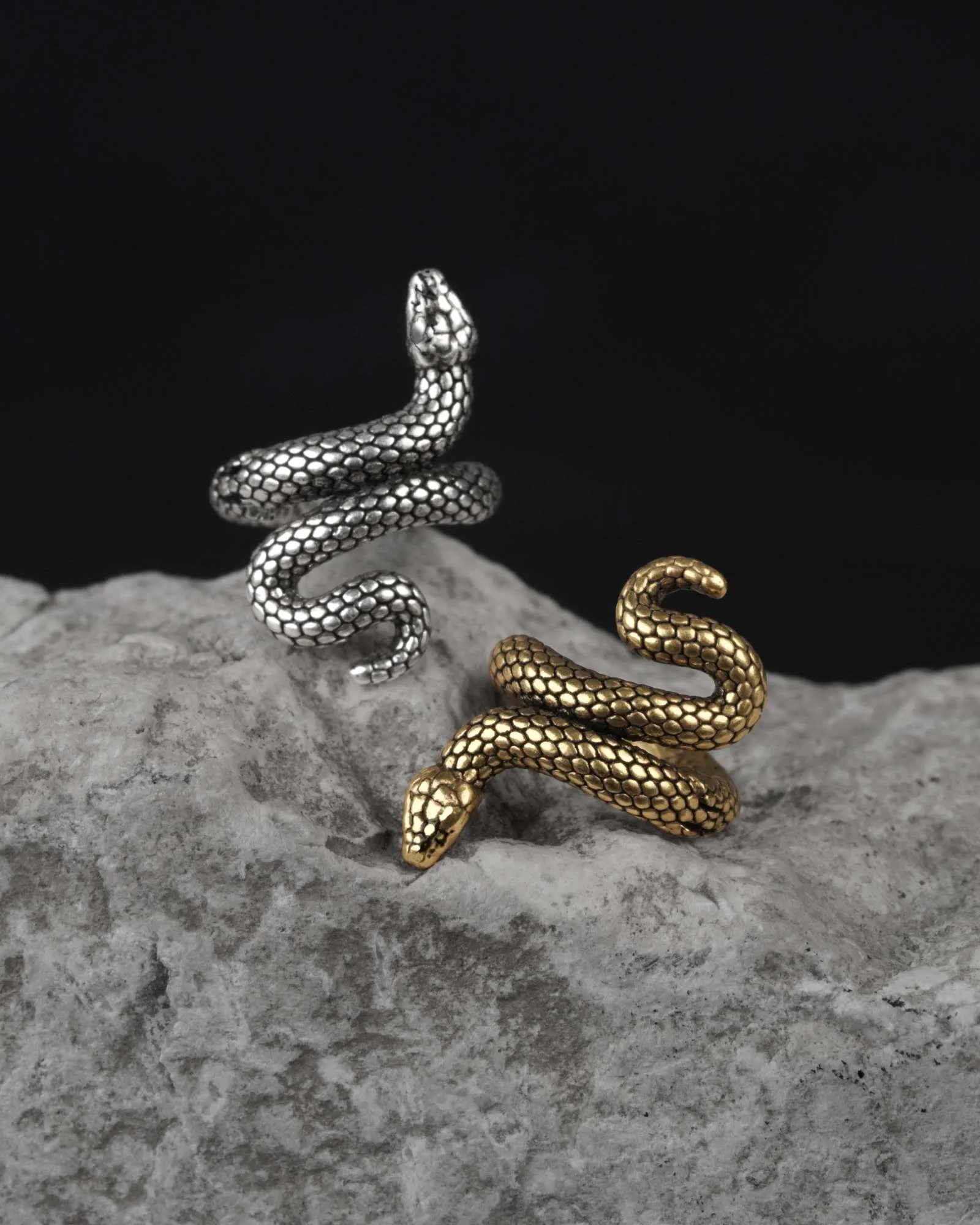 Sin Serpent Lobe Cuffs