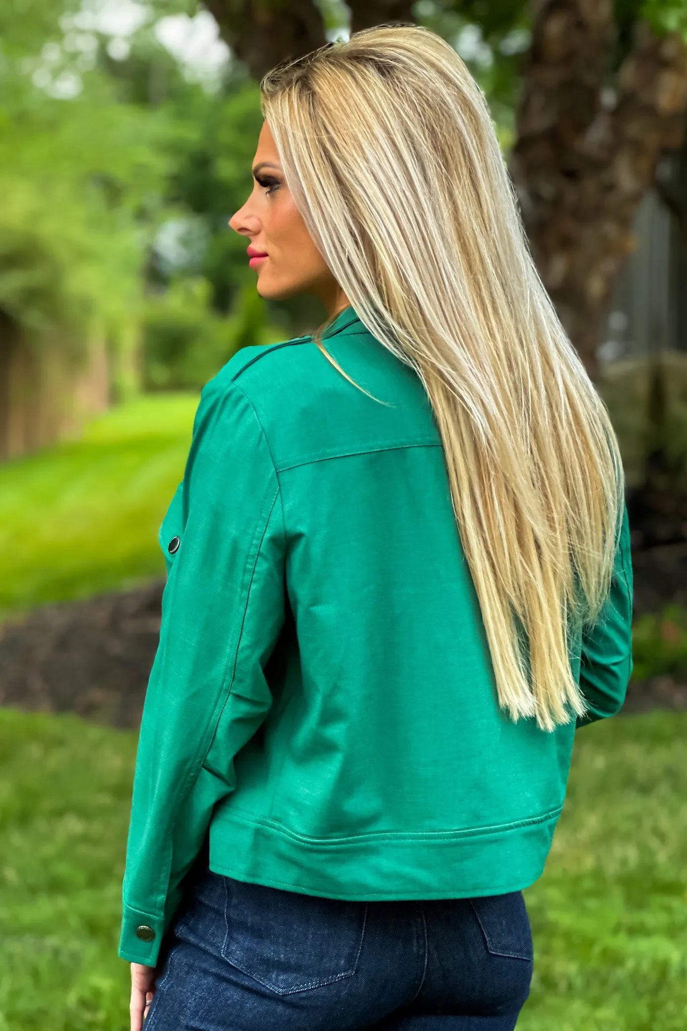 Tammy Liverpool Jacket : Green