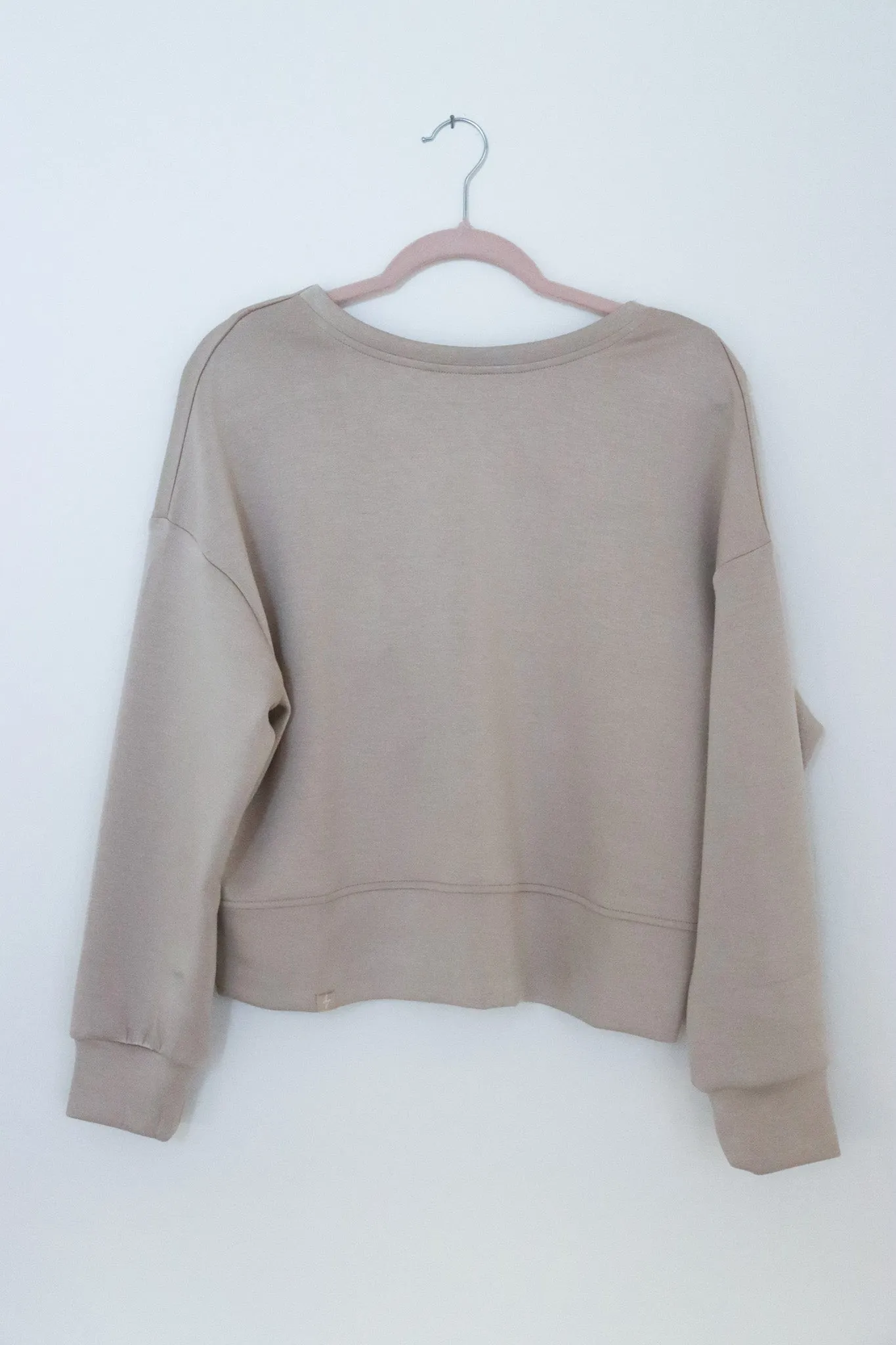 The Cloud Open Back Sweater