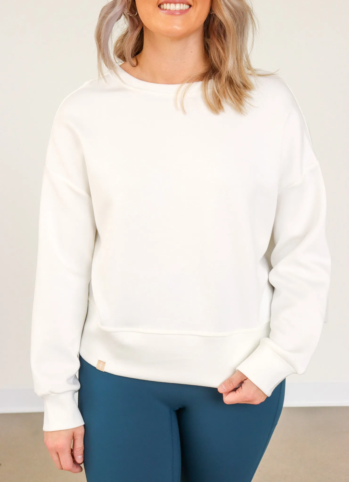 The Cloud Open Back Sweater