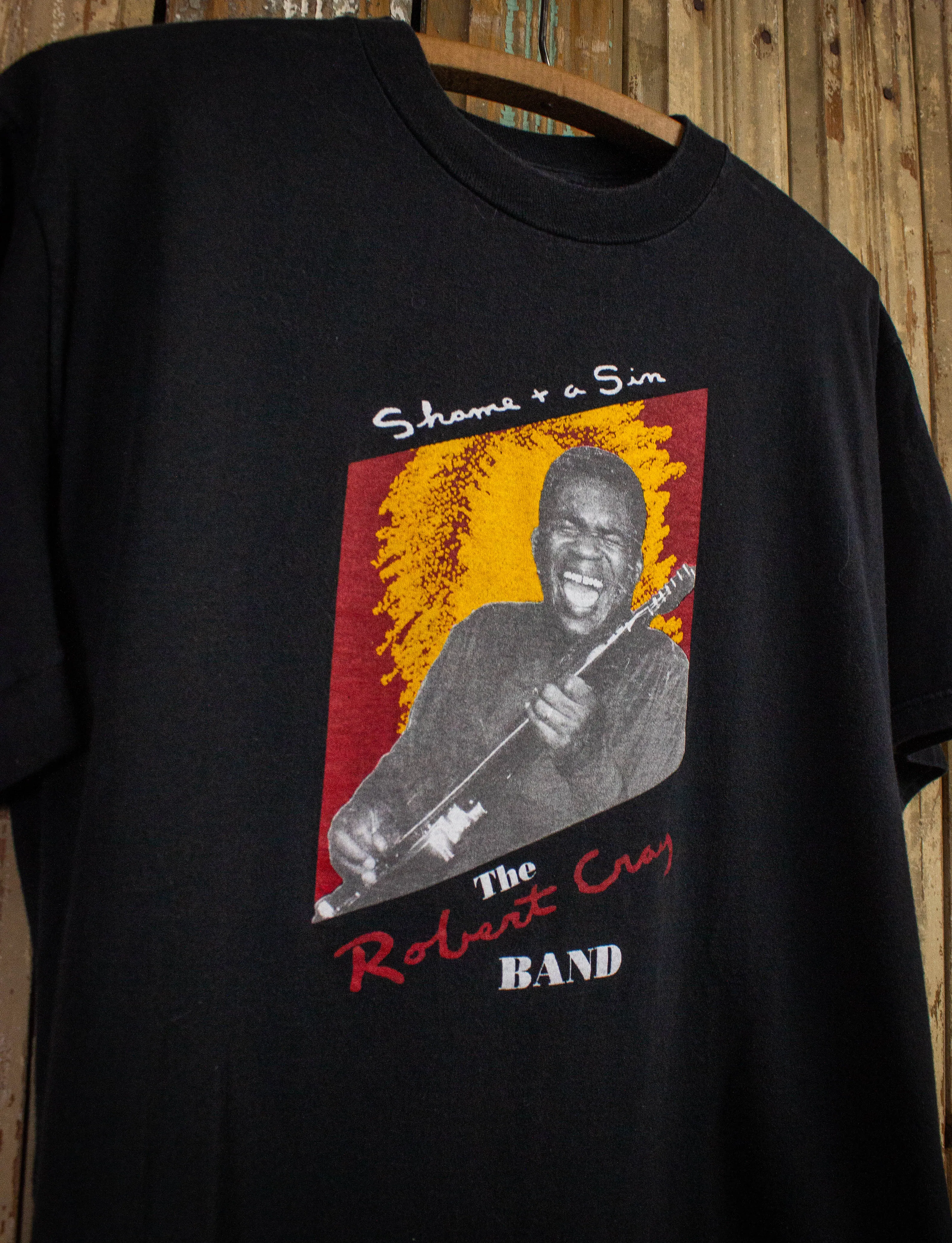 Vintage Robert Cray Band Shame And A Sin Concert T Shirt 1993-94 Black Large