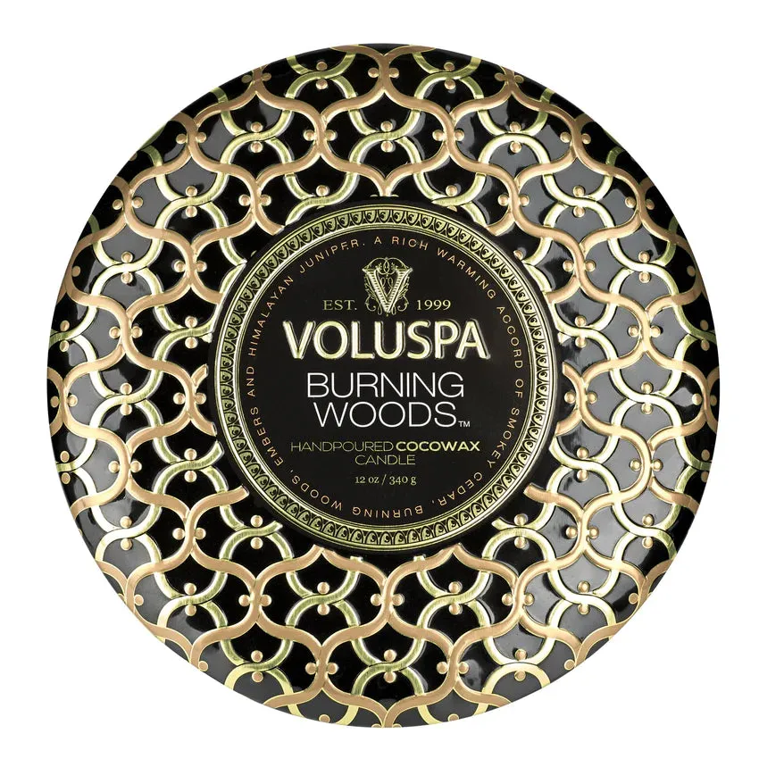 Voluspa ‘Burning Woods 3 Wick Tin’