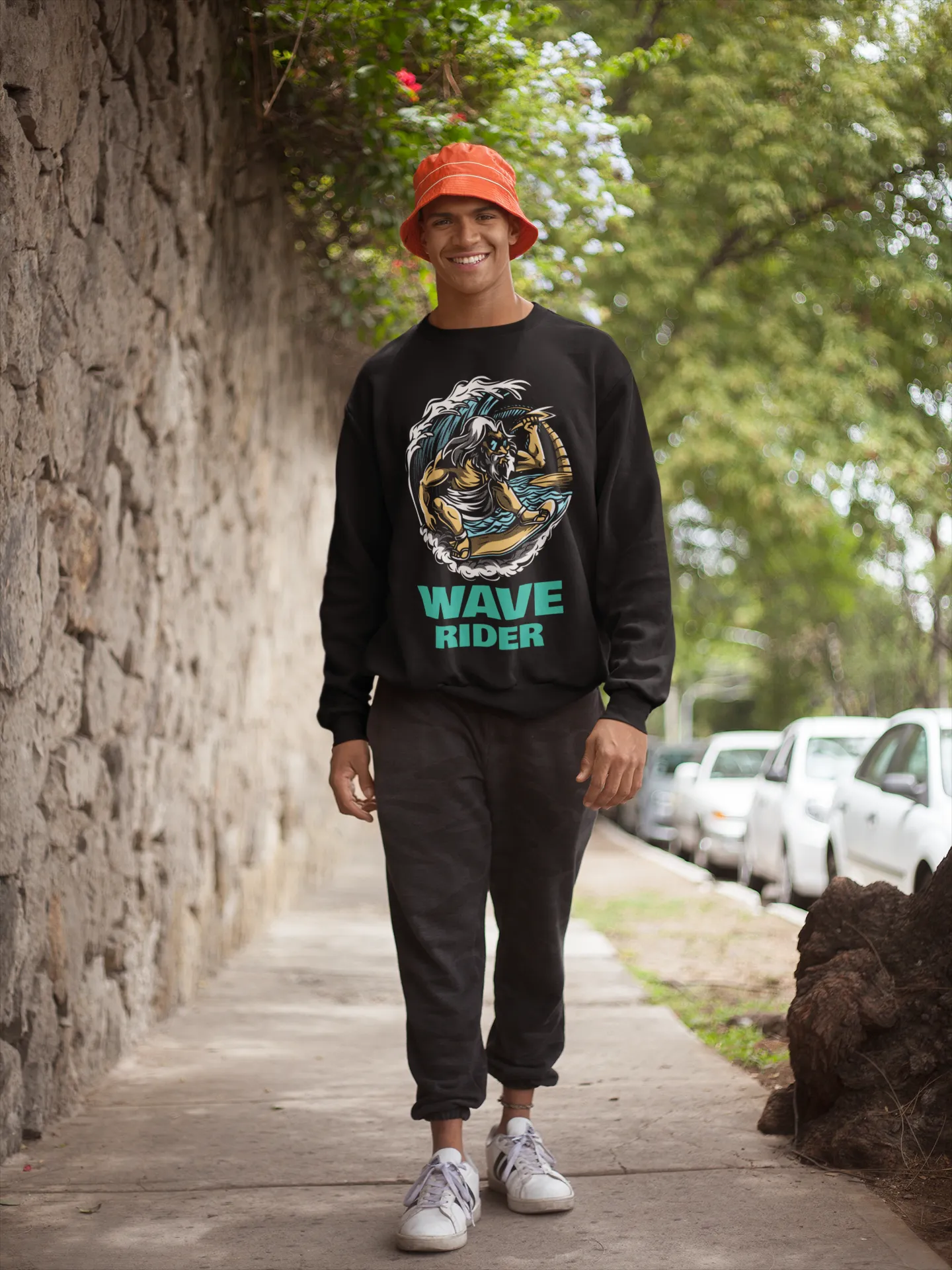 Zeus Surfer HD Crewneck Sweatshirt