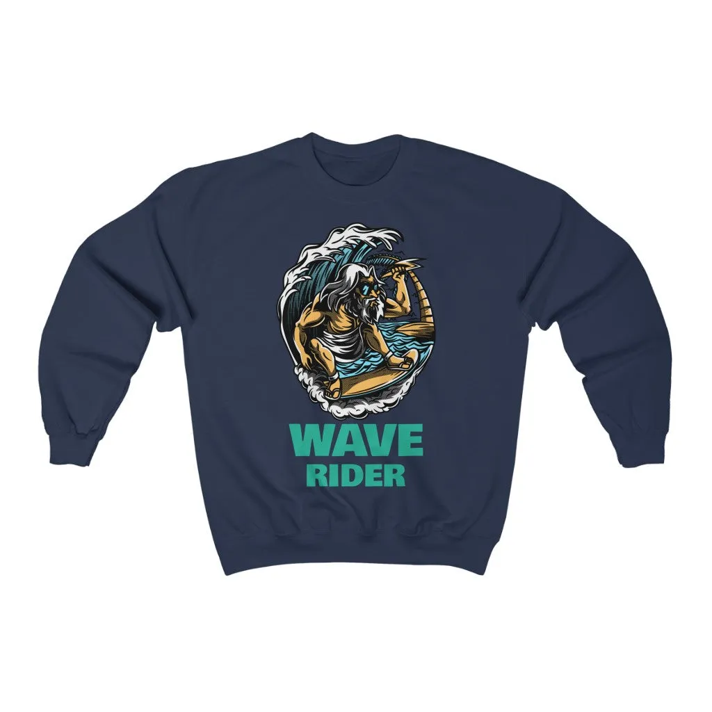 Zeus Surfer HD Crewneck Sweatshirt